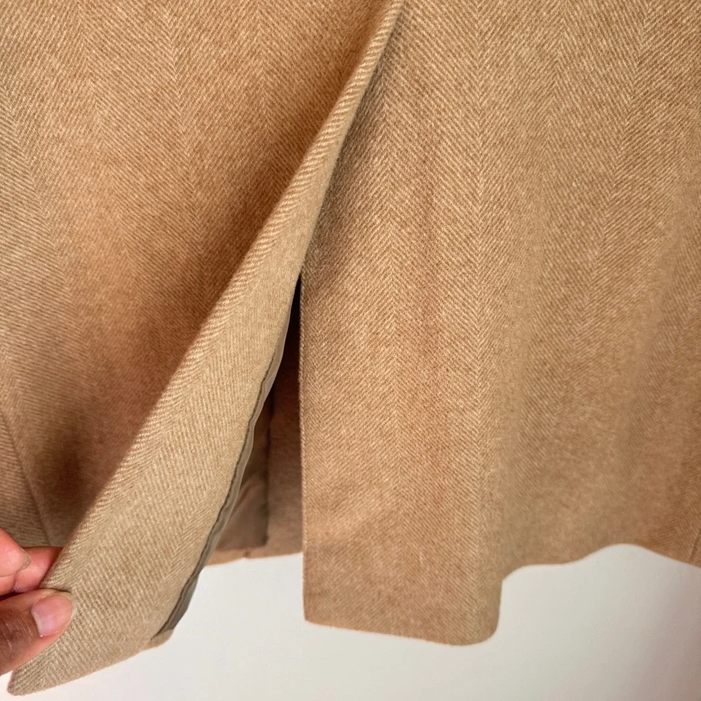 Jean Paul Germain Blazer Men's Tan‎ Camel Hail & Wool Blend Sportscoat Size 42L